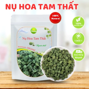 Nụ Hoa Tam Thất Sấy Khô 100gr Tự Nhiên, Nguyên Nụ Không Vụn – Cao Cấp, Giá 120k