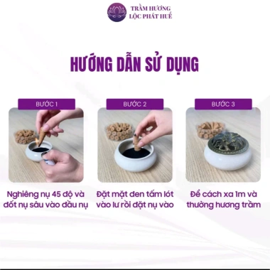 Nụ Trầm Hương Thiên Nhiên Lộc Phát 100 viên - Xông nhà, thanh lọc không khí, khử ẩm mốc, chỉ 79.000₫ 3