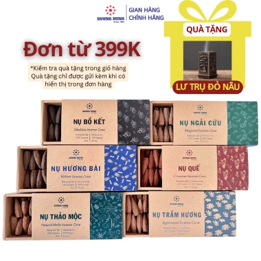 Nụ Trầm Xông Nhà Dương Minh - Nụ Khói Ngược Lớn, Cháy Lâu, Thư Giãn, Chỉ 95.000₫