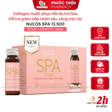 Nucos Spa 13.500 Collagen dạng nước - Nano Collagen Peptide cao cấp, săn chắc da, hàm lượng cao - Giá ưu đãi 1.612.500 VND