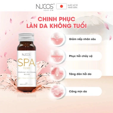 Nucos Spa 13.500 Collagen dạng nước - Nano Collagen Peptide cao cấp, săn chắc da, hàm lượng cao - Giá ưu đãi 1.612.500 VND 2