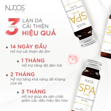 Nucos Spa 13.500 Collagen dạng nước - Nano Collagen Peptide cao cấp, săn chắc da, hàm lượng cao - Giá ưu đãi 1.612.500 VND 3
