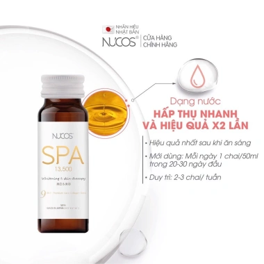 Nucos Spa 13.500 Collagen dạng nước - Nano Collagen Peptide cao cấp, săn chắc da, hàm lượng cao - Giá ưu đãi 1.612.500 VND 4