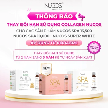 Nucos Spa 13.500 Collagen dạng nước - Nano Collagen Peptide cao cấp, săn chắc da, hàm lượng cao - Giá ưu đãi 1.612.500 VND 8