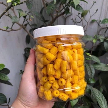 Nui chiên bơ cay giòn 1kg - Ngon, giòn tan, giảm giá 40.000đ, hương vị ghiền