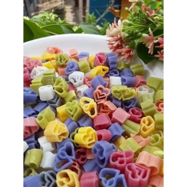 Nui gạo ngũ sắc rau củ xoắn, hoa lá, vỏ sò - Ăn kiêng giảm cân 500g chỉ 22.900₫ 4
