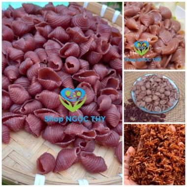 Nui ống gạo lứt 100% nguyên cám EatClean giảm cân, ăn kiêng 500g - 21.000 VND