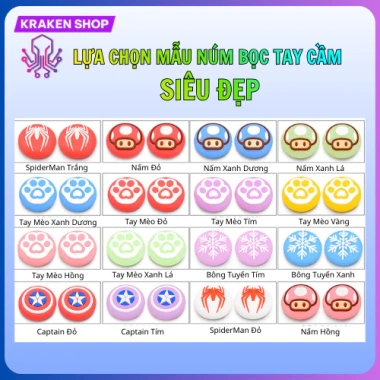 Núm bọc cần Analog Siêu Cute Joystick tay cầm chơi game giá siêu hời 11.900đ 2 Núm bọc cần Analog Siêu Cute Joystick tay cầm chơi game giá siêu hời 11.900đ 2