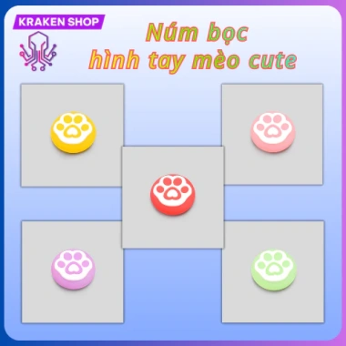 Núm bọc cần Analog Siêu Cute Joystick tay cầm chơi game giá siêu hời 11.900đ 6 Núm bọc cần Analog Siêu Cute Joystick tay cầm chơi game giá siêu hời 11.900đ 6