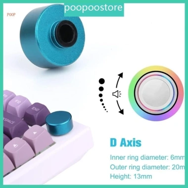 Núm kim loại tròn POOP cho bàn phím cơ F75 IK75 Chất lượng cao, giá 81.085₫