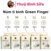 Núm Ti Bình Sữa Green Finger BebeGrow Hàn Quốc - 2 Van Thoát Khí, Giá Ưu Đãi 120k