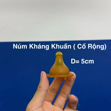 Núm Ti Cổ Rộng/Hẹp Thay Thế Bình Sữa - Tương Thích M0yuum Pigeon Lanshin, Giá 6.115 VND 9