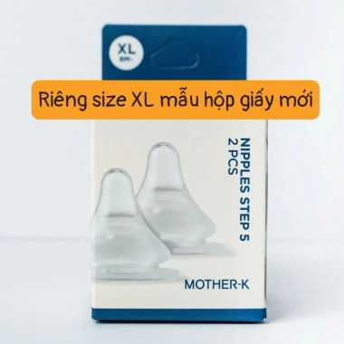 Núm ti Silicon Mother-K thay thế bình Mother K, bình cổ rộng Hàn Quốc 45.000₫ 3