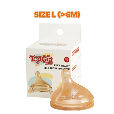 Núm ti thay thế bình sữa thủy tinh Topgiakids mềm, chống sặc cao cấp - 49.000₫ 6 Núm ti thay thế bình sữa thủy tinh Topgiakids mềm, chống sặc cao cấp - 49.000₫ 6