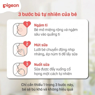 Núm Ty Pigeon Siêu Mềm Plus Thế Hệ III Phiên Bản Nhật 2 Cái/Hộp Giá Ưu Đãi 264.000₫ 8