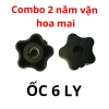 Núm vặn tay bông mai nhựa ren bằng thép Bền chắc Giá ưu đãi 14.000₫