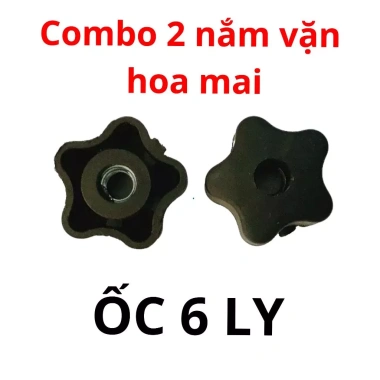 Núm vặn tay bông mai nhựa ren bằng thép Bền chắc Giá ưu đãi 14.000₫ Núm vặn tay bông mai nhựa ren bằng thép Bền chắc Giá ưu đãi 14.000₫