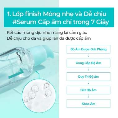 Numbuzin No.1 Serum B5 50ml - Dưỡng ẩm, làm dịu da, giảm kích ứng, giá ưu đãi 371.250 VND