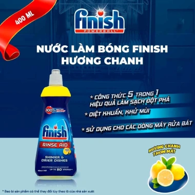 Nước bóng Finish 400ml - Đánh bóng nhanh, bảo vệ bề mặt, giảm giá 150k 2
