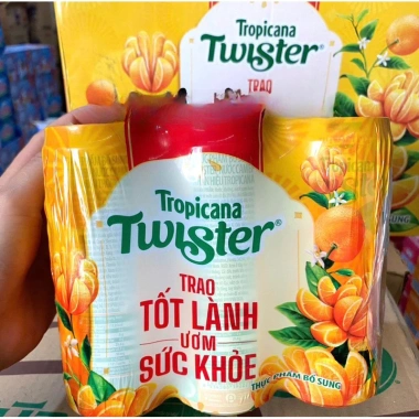 Nước Cam Ép Twister Thùng 24 (320ml/235ml) Đóng Gói Chống Sốc 5 Lớp, Không Móp Méo - 260.000 4