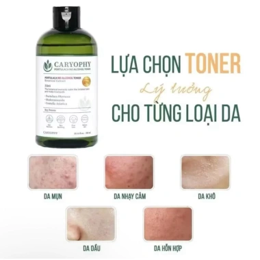 Nước Cân Bằng Da CARYOPHY Portulaca Toner 300ml Giá 290.000 Dưỡng ẩm Cân bằng pH 2 Nước Cân Bằng Da CARYOPHY Portulaca Toner 300ml Giá 290.000 Dưỡng ẩm Cân bằng pH 2