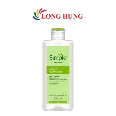 Nước cân bằng da Simple Kind To Skin Toner 200ml - Dưỡng ẩm, làm dịu, giá 159k 5