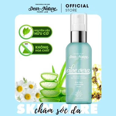 Nước Cân Bằng Da Toner Aloe Vera Dear Nature Farm Lab - Kiềm Dầu, Se Lỗ Chân Lông, Dưỡng Da Nhẹ Nhàng, Giá 167.000 VND