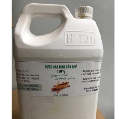 Nước Cất Tinh Dầu Quế 5L - Rửa Chén, Lau Sàn, Xịt Phòng, Kháng Khuẩn, Giá 130k