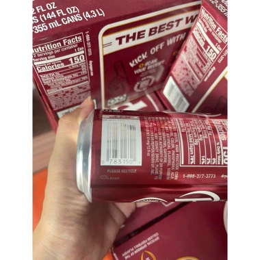 Nước có ga Dr Pepper Pepper Cherry 355ml Mỹ - 12 lon, mới về 6/26, giảm còn 480k 2