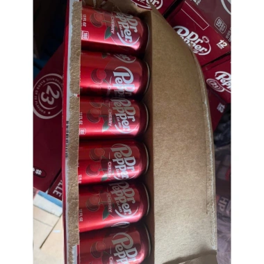 Nước có ga Dr Pepper Pepper Cherry 355ml Mỹ - 12 lon, mới về 6/26, giảm còn 480k 6