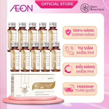 Nước collagen BLOSSOMY PREMIUM YẾN 50ml x10 chai - Dưỡng da, tăng đàn hồi, giá chỉ 920k