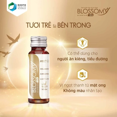 Nước collagen BLOSSOMY PREMIUM YẾN 50ml x10 chai - Dưỡng da, tăng đàn hồi, giá chỉ 920k 3 Nước collagen BLOSSOMY PREMIUM YẾN 50ml x10 chai - Dưỡng da, tăng đàn hồi, giá chỉ 920k 3