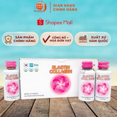 Nước Collagen Elastin 7.500mg DHC Korea Ginseng 75ml x10 - Giảm giá 430.000 VND