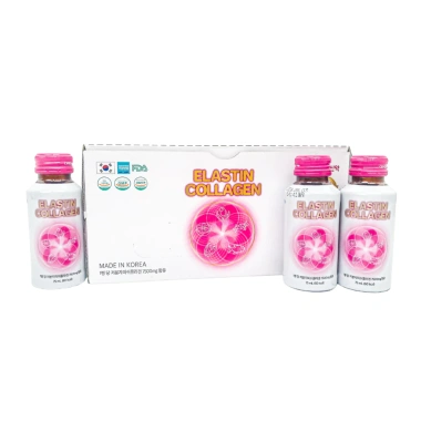 Nước Collagen Elastin 7.500mg DHC Korea Ginseng 75ml x10 - Giảm giá 430.000 VND