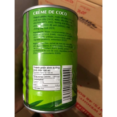 Nước Cốt Dừa Wonderfarm 400ml - Kem Dừa thơm ngon, giàu dinh dưỡng, chỉ 46.000 VND