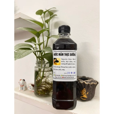 Nước cốt mắm chay thực dưỡng 500ml - Hương vị tự nhiên, không chất bảo quản, giá 113k