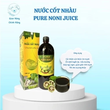 Nước cốt Nhàu nguyên chất Adeva Noni lên men tự nhiên - Giảm đau xương khớp, điều hòa huyết áp, chỉ 290.000 VND 4
