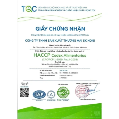Nước Cốt Noni SK Nhàu – Dưỡng chất thiên nhiên, tăng năng lượng, hỗ trợ sức khỏe, giá 230.000đ