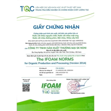 Nước Cốt Trái Nhàu SK NONI 375ml – Dưỡng sức khỏe, hỗ trợ da đẹp, giảm giá 230k