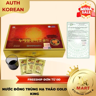 Nước Đông Trùng Hạ Thảo Gold King Trợ Giá 1,291,500 giảm còn 1,050,000 Tăng Sức Đề Kháng & Bổ Gan