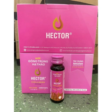Nước Đông Trùng Hạ Thảo Hector Collagen 10 chai - Hỗ trợ làm đẹp, giảm giá 525.000₫ THUOCTOT247