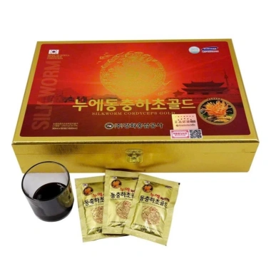 Nước Đông Trùng Hạ Thảo Kanghwa Hàn Quốc 60 gói 30ml - Hộp gỗ, bồi bổ sức khỏe 4 Nước Đông Trùng Hạ Thảo Kanghwa Hàn Quốc 60 gói 30ml - Hộp gỗ, bồi bổ sức khỏe 4