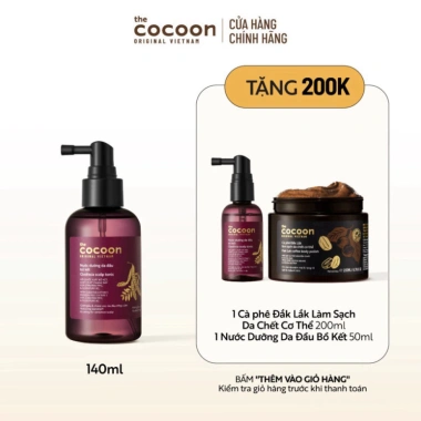 Nước dưỡng da đầu bồ kết Cocoon 140ml giảm gàu, chăm sóc da đầu nhạy cảm - 187k 6