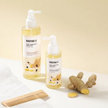 Nước Dưỡng Tóc Gừng Tươi ROUTINE-S Giảm Gãy Rụng, Ngăn Gàu, Tóc Khỏe Mạnh Giá 127k