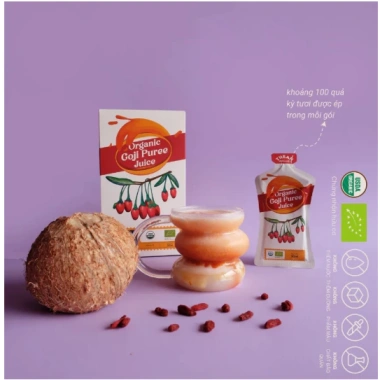 Nước Ép Kỷ Tử Hữu Cơ The An Organics Goji - 55k, chống oxy hoá, tăng sức đề kháng 3 Nước Ép Kỷ Tử Hữu Cơ The An Organics Goji - 55k, chống oxy hoá, tăng sức đề kháng 3