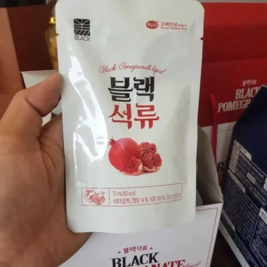Nước Ép Lựu Hắc Sâm Hàn Quốc K.G.S 70ml x30 Gói - Tăng đề kháng, giá 1.078.000đ 4
