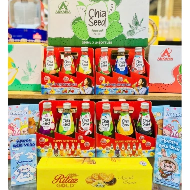 Nước ép trái cây hạt chia Ankania 290ml Hàn Quốc Giá chỉ 22.000đ, tăng sức khỏe