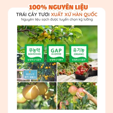 Nước ép trái cây hữu cơ ARAM FARM cho bé 1 tuổi - vị ngọt tự nhiên, không chất bảo quản, 15.000đ 3 Nước ép trái cây hữu cơ ARAM FARM cho bé 1 tuổi - vị ngọt tự nhiên, không chất bảo quản, 15.000đ 3