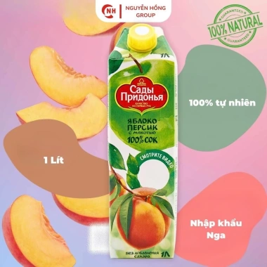 Nước ép trái cây mix mơ táo tươi 1L nhập khẩu Nga - Vị chua ngọt thanh mát, giá ưu đãi 109.250₫
