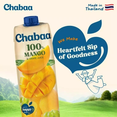 Nước ép Xoài Nho Chabaa 1.000ml tươi ngon giàu Vitamin giá chỉ 76.000đ giảm 23 2